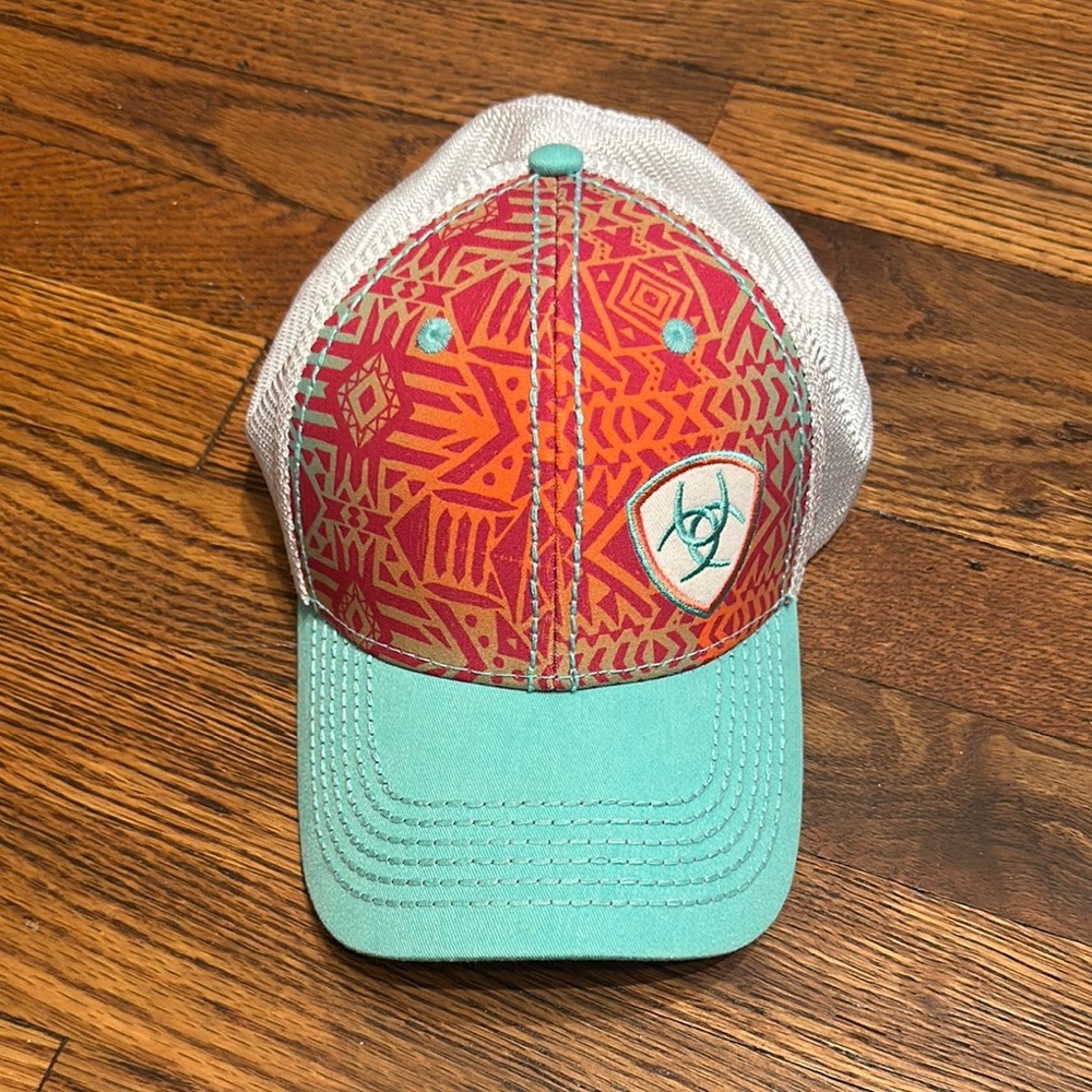 Colorful ariat hat